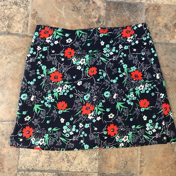 Lady Hagen Pants - Lady Hagen Women’s Red Mandarin Monarch Floral Golf Skort